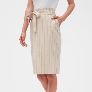 Banana Republic Tie Waist Pencil Skirt